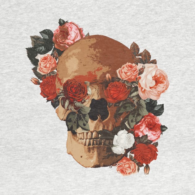 cartoon skull t-shirt by ahnoun